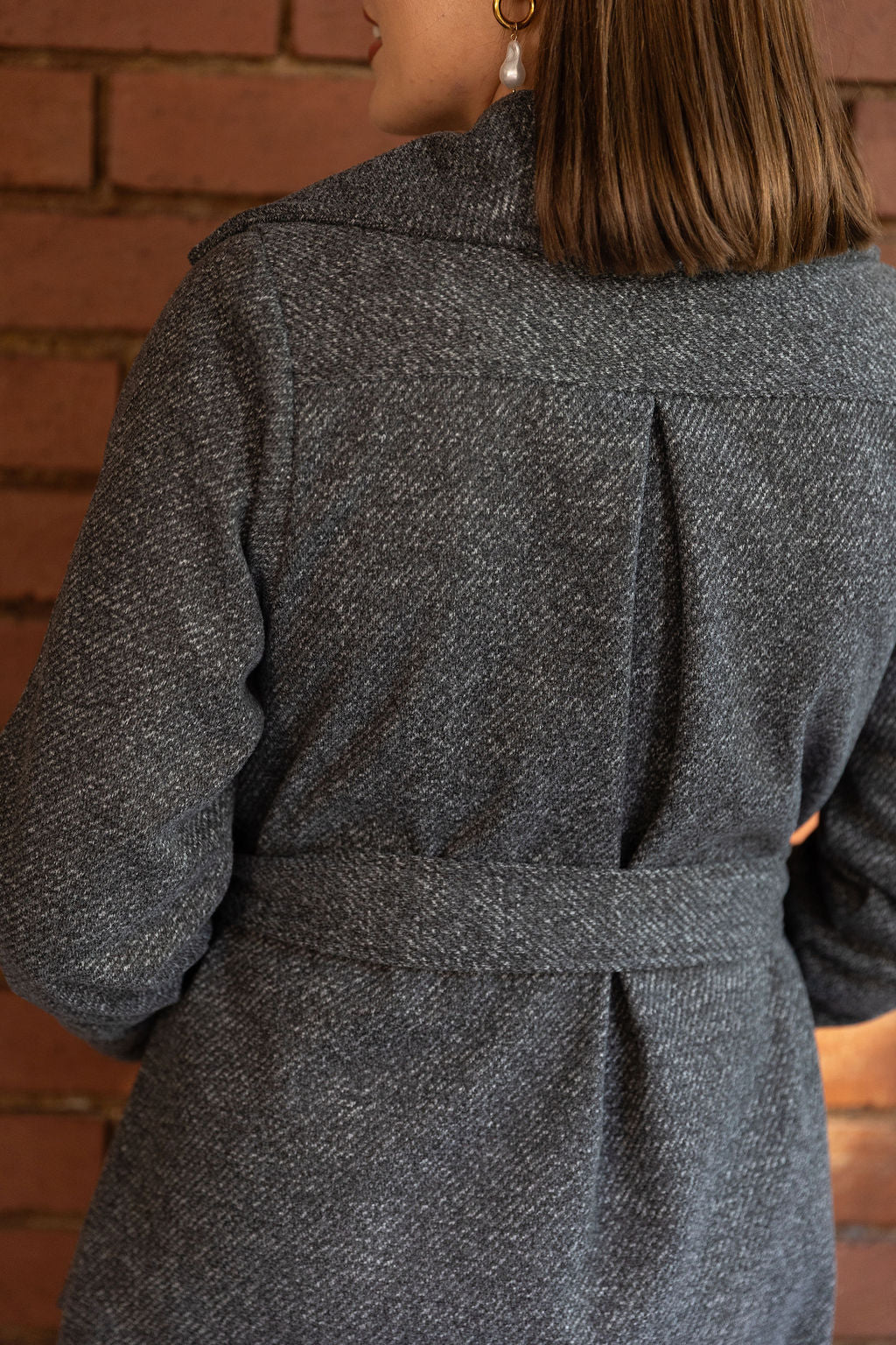 The Brooke Coat - Grey Melange