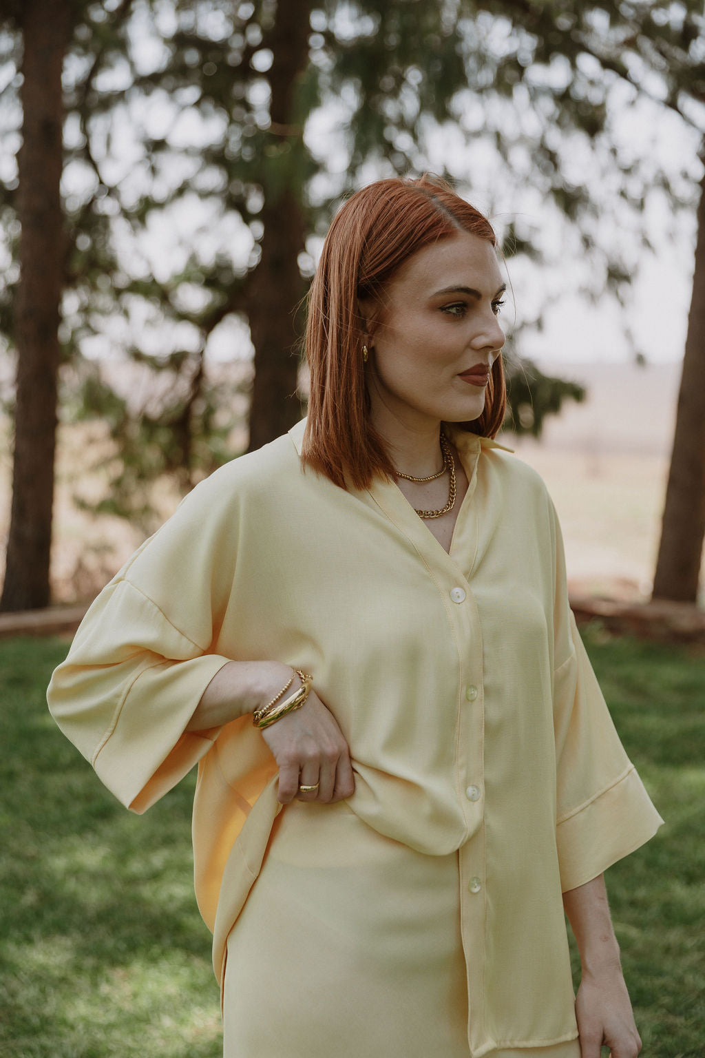 The Collared Shirt - Butter Yellow