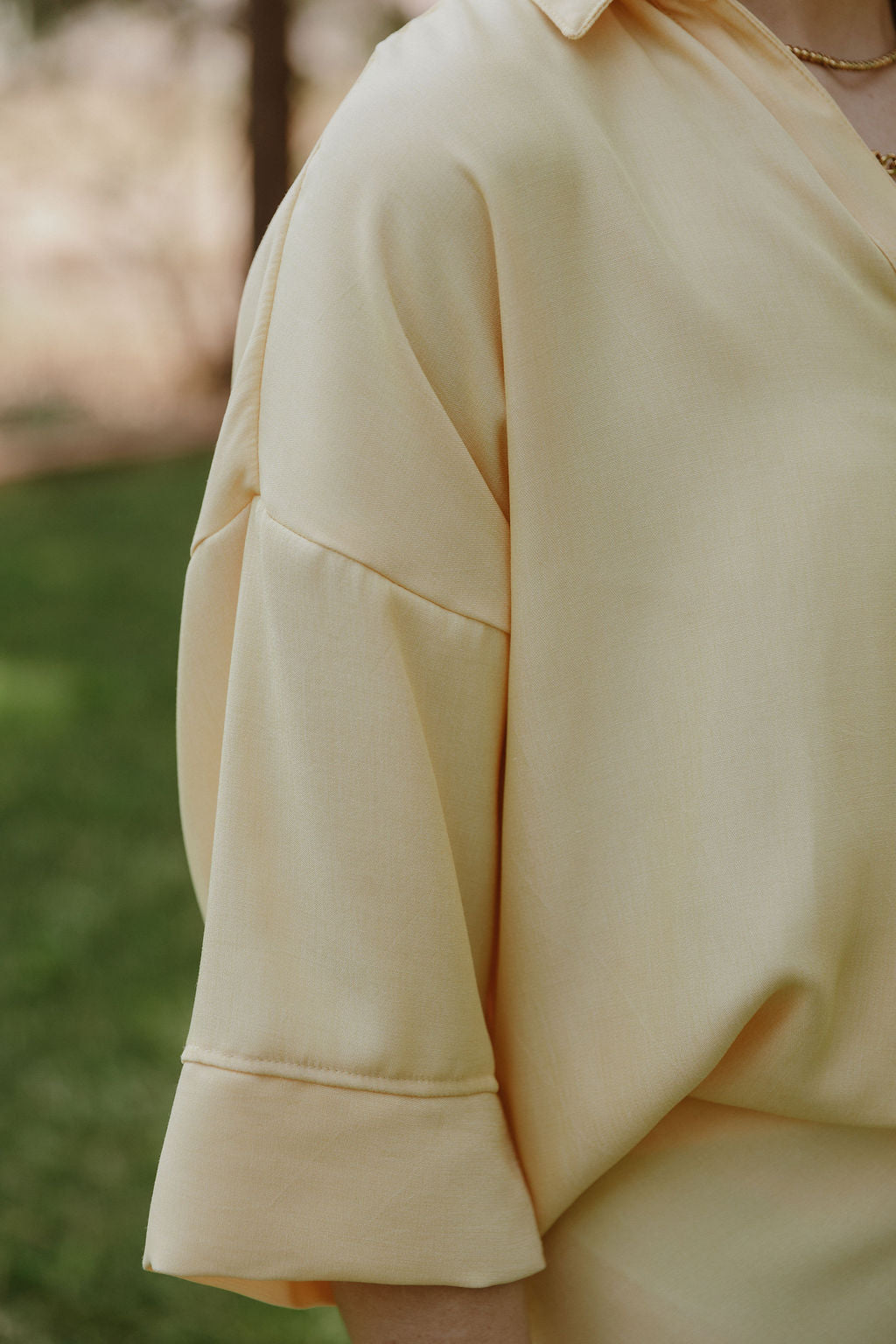 The Collared Shirt - Butter Yellow