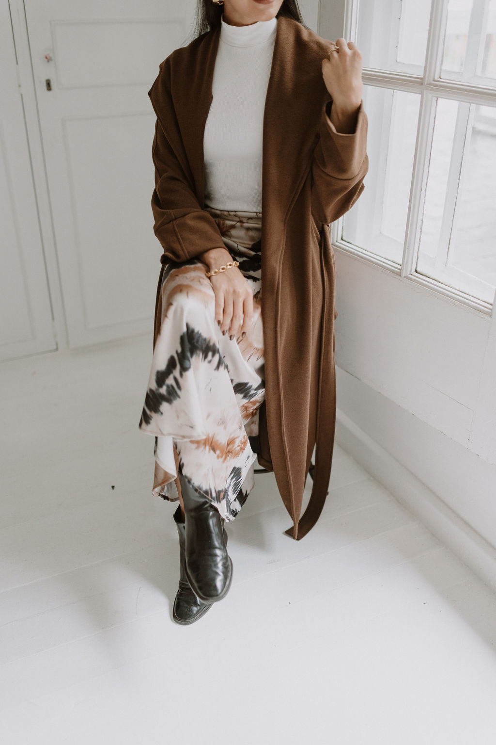 Satin Skirt - Ombre