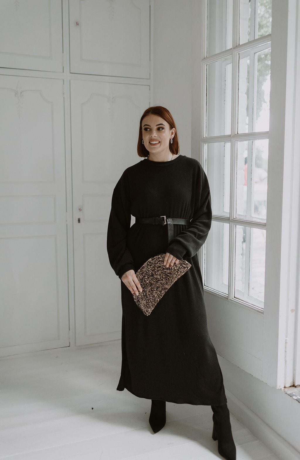 Knitwear Dress - Black