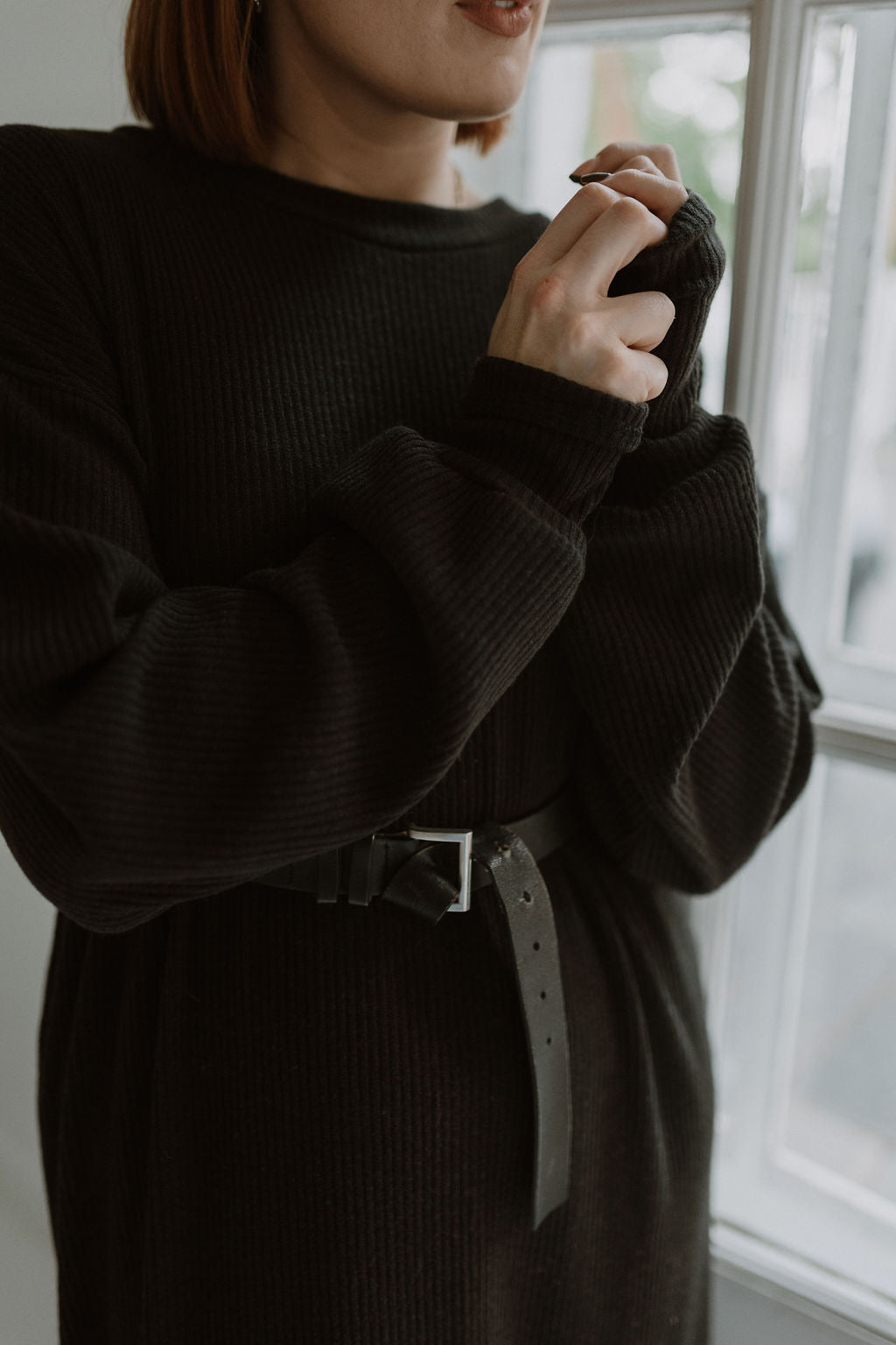 Knitwear Dress - Black