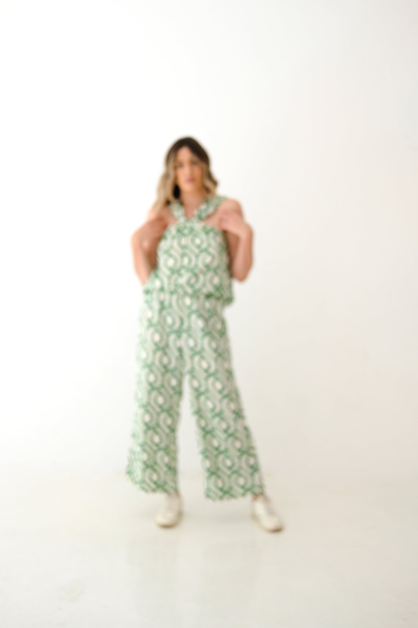 Elsticated Pants - Green