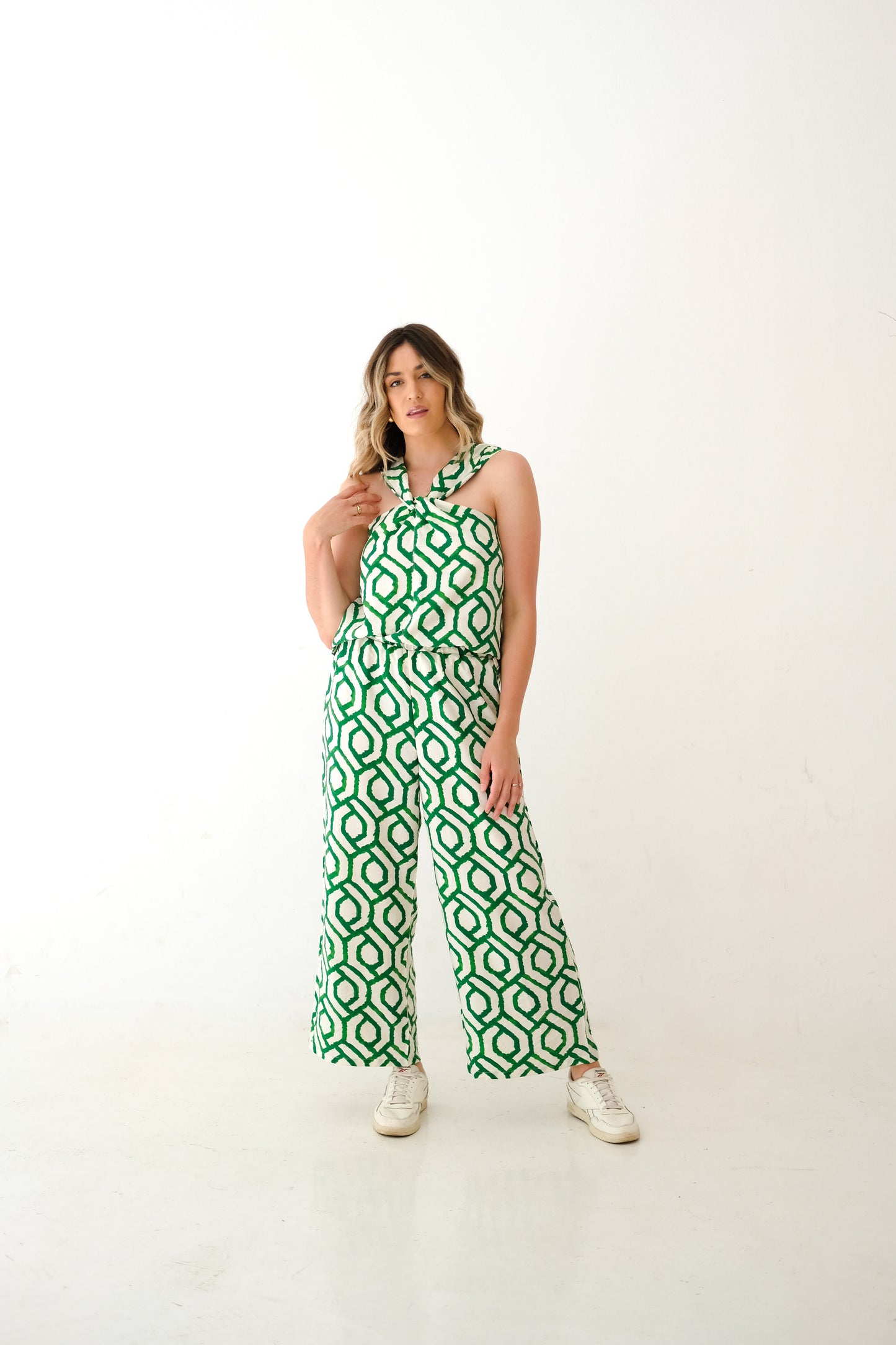 Elsticated Pants - Green