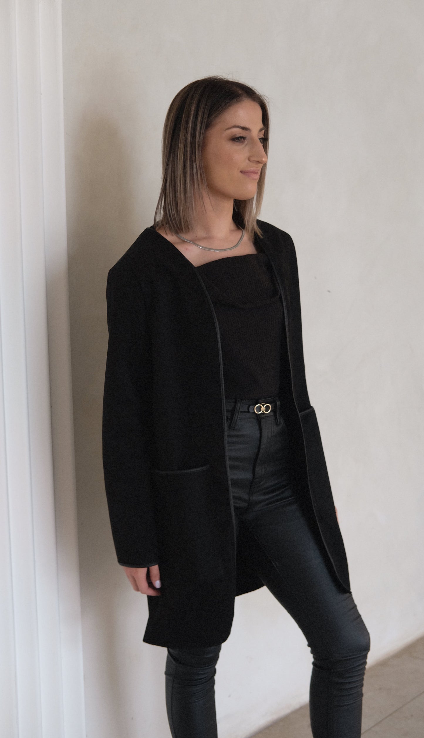 Suede Jacket - Black