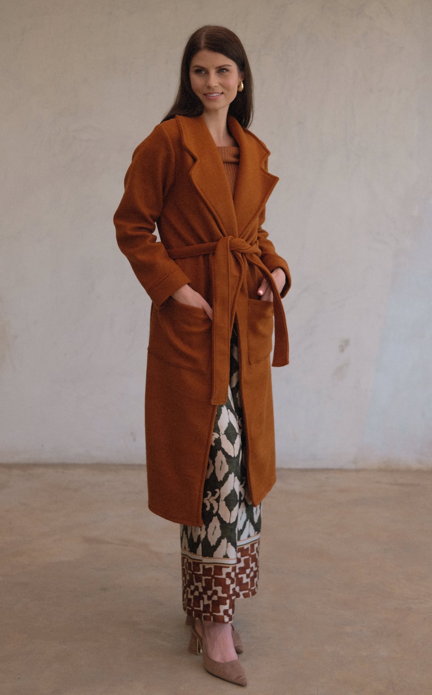 Jane Coat - Tobacco