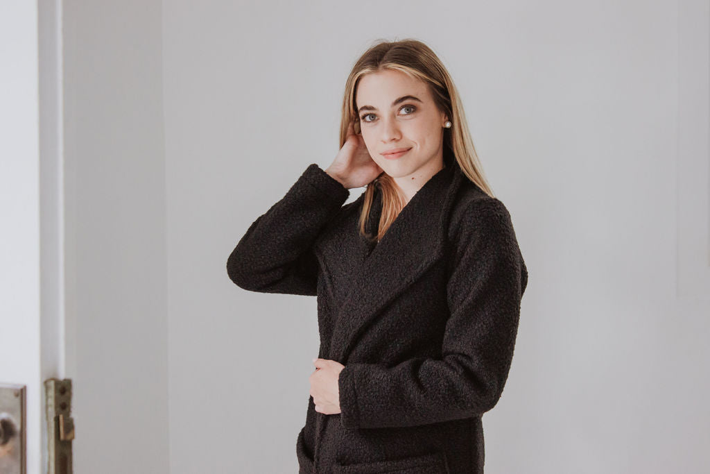 Teddy Coat - Black