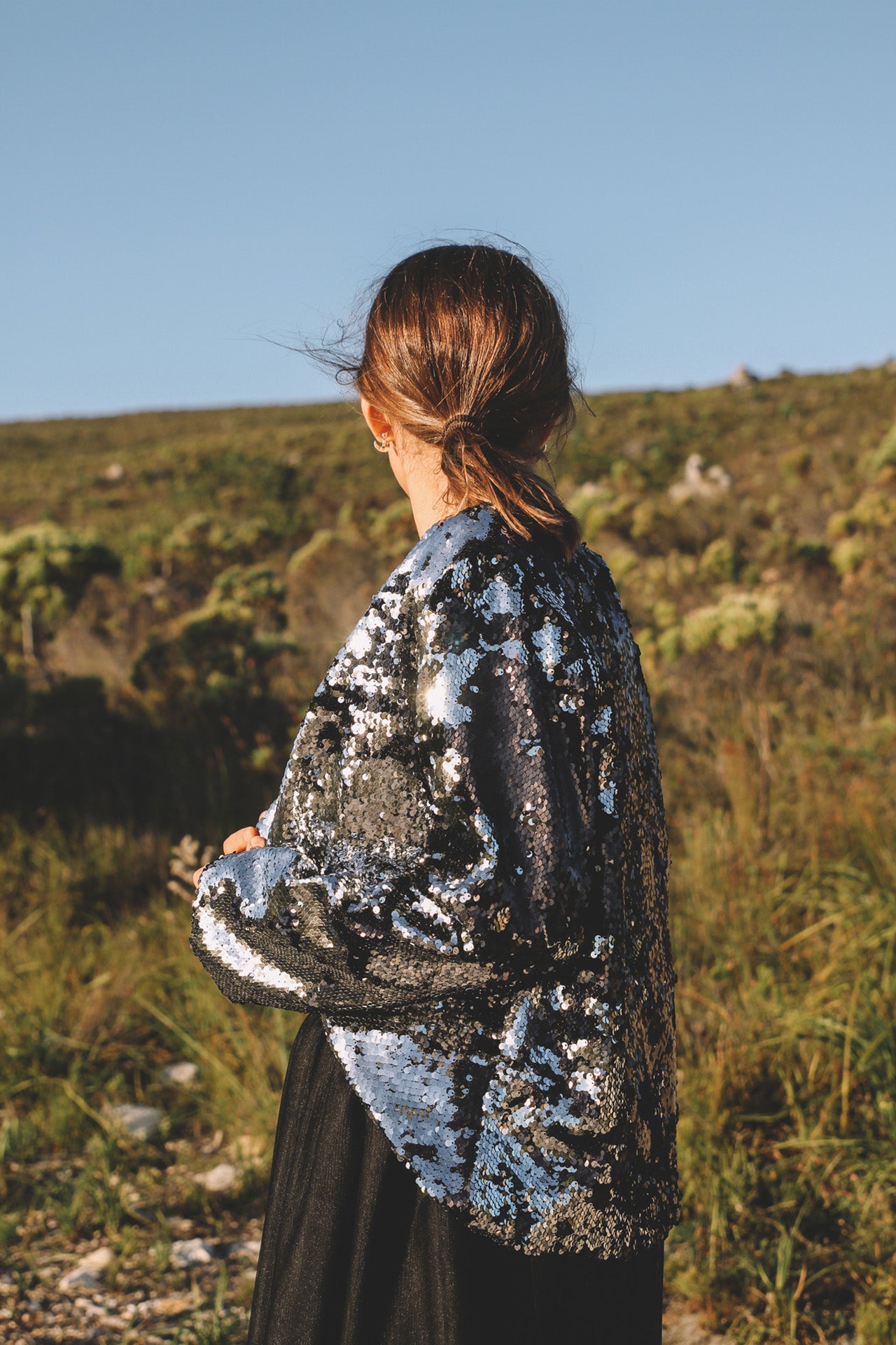 Black Sequince Jacket