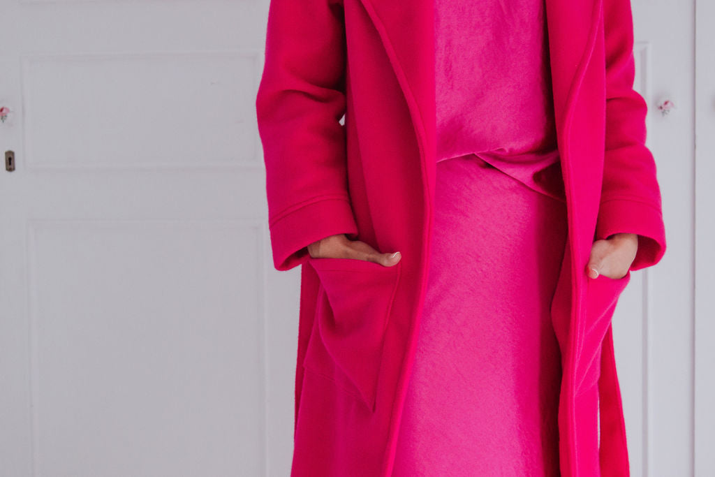 Naomi Coat - Viva Pink