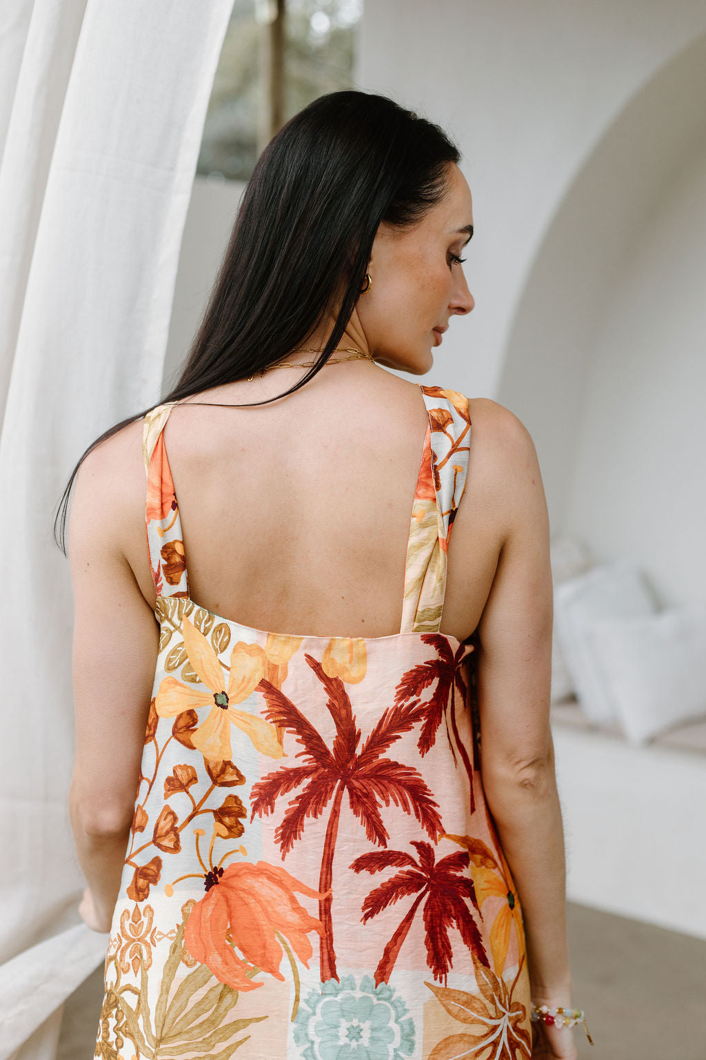 Twist Dress - Sunset