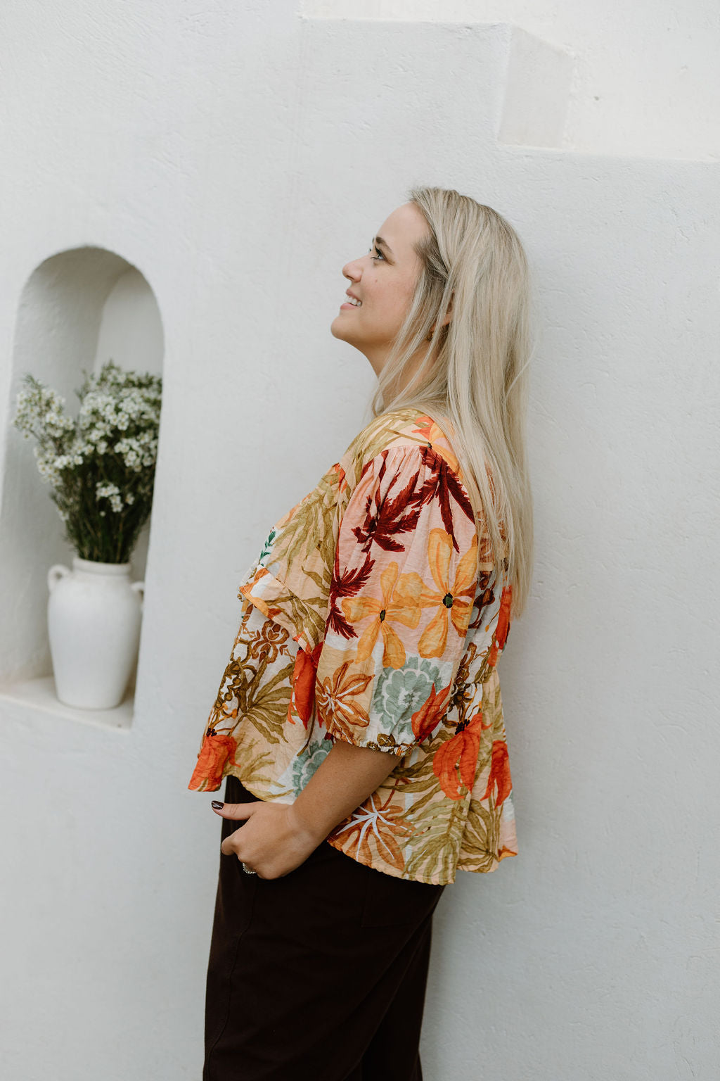 Lucy Tie Top - Sunset