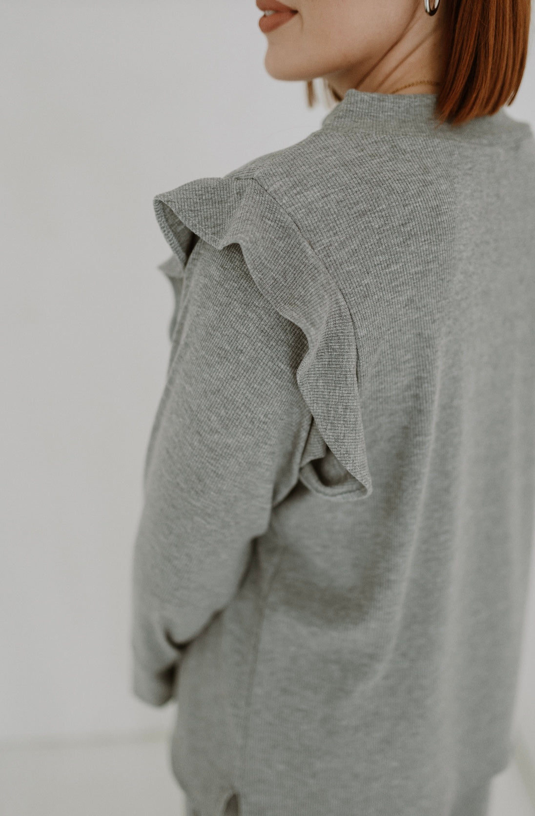 Frill Lounge Set | Grey