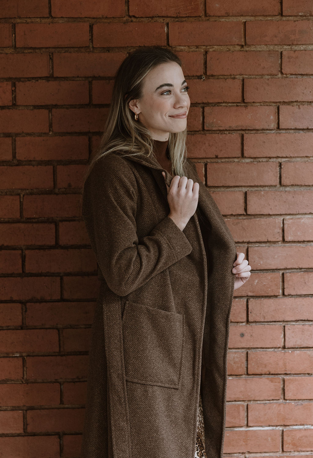 The Jane Coat - Choc Brown