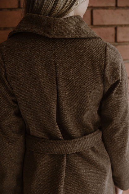 The Jane Coat - Choc Brown
