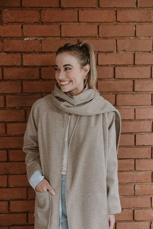 The Lana Coat - Mocha Colour