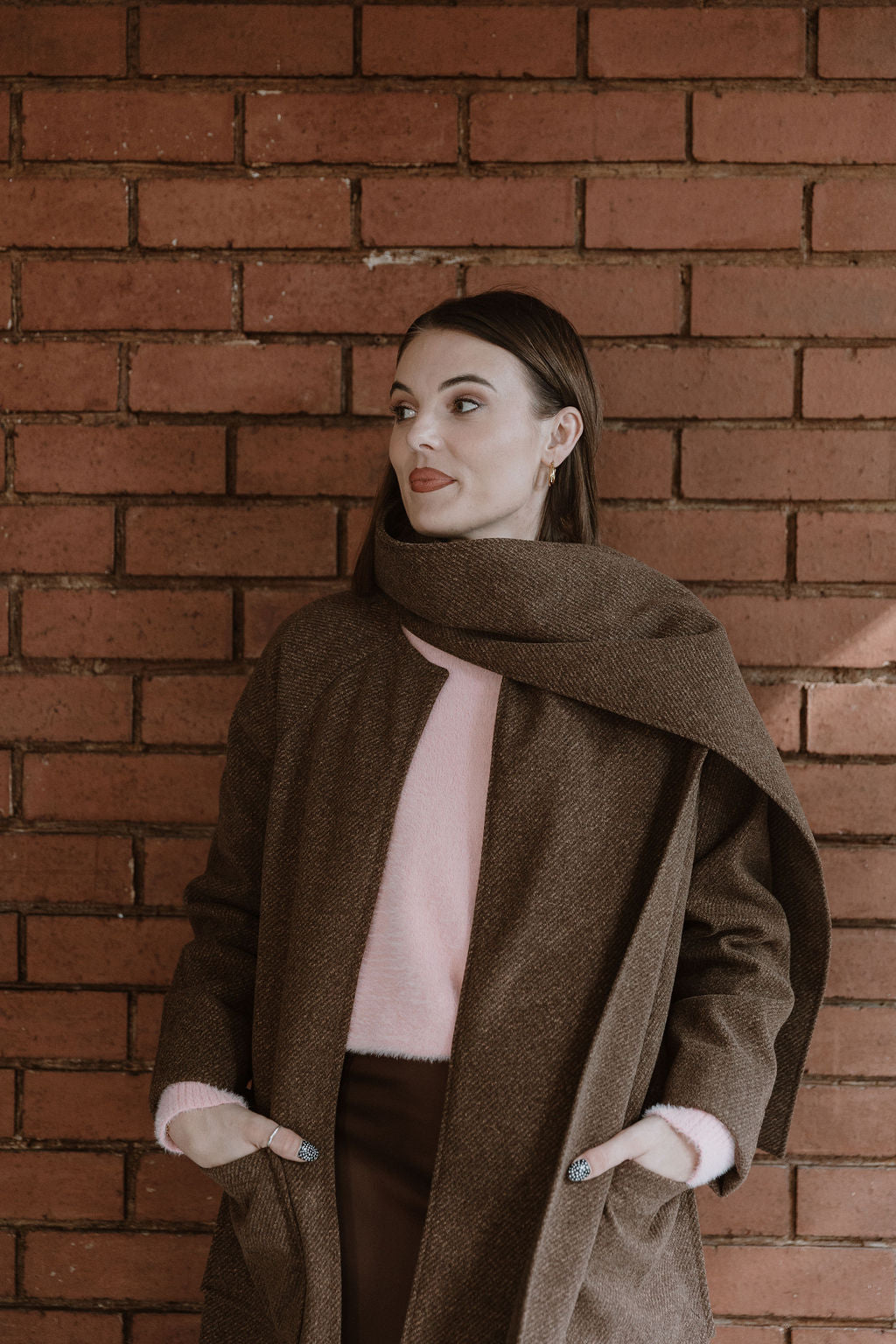 The Lana Coat - Choc Brown