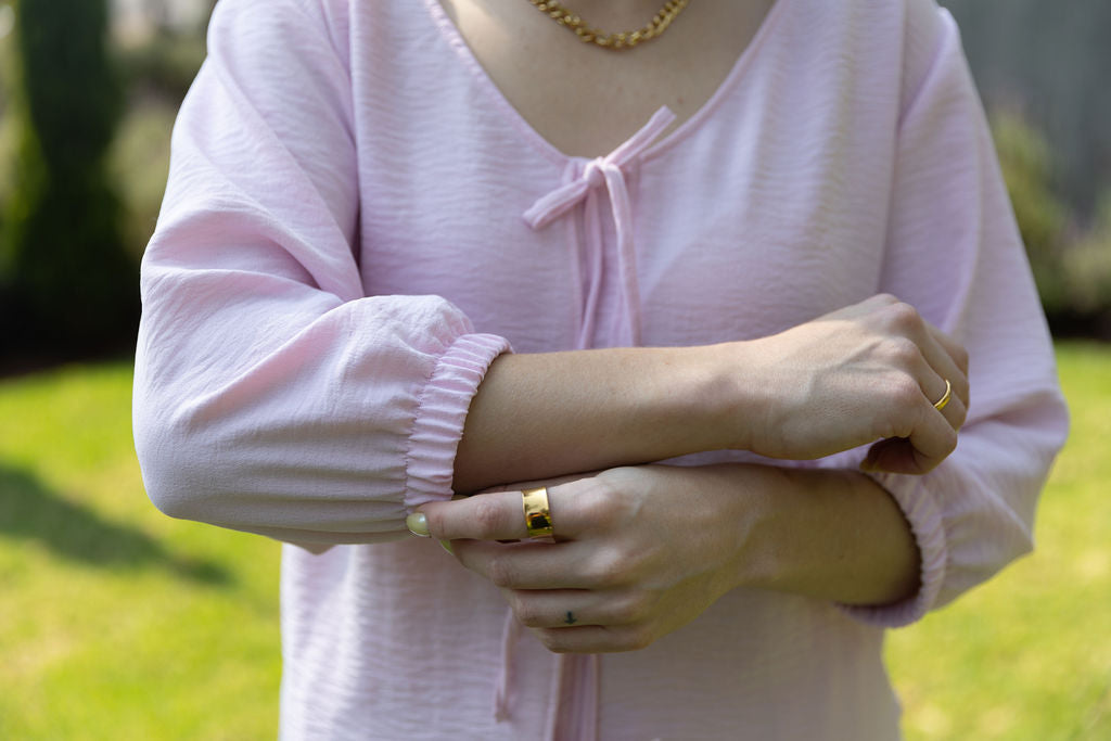 Gigi Tie Top - Marshmallow Pink