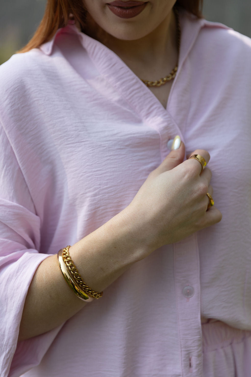 The Collared Shirt - Marshmallow Pink