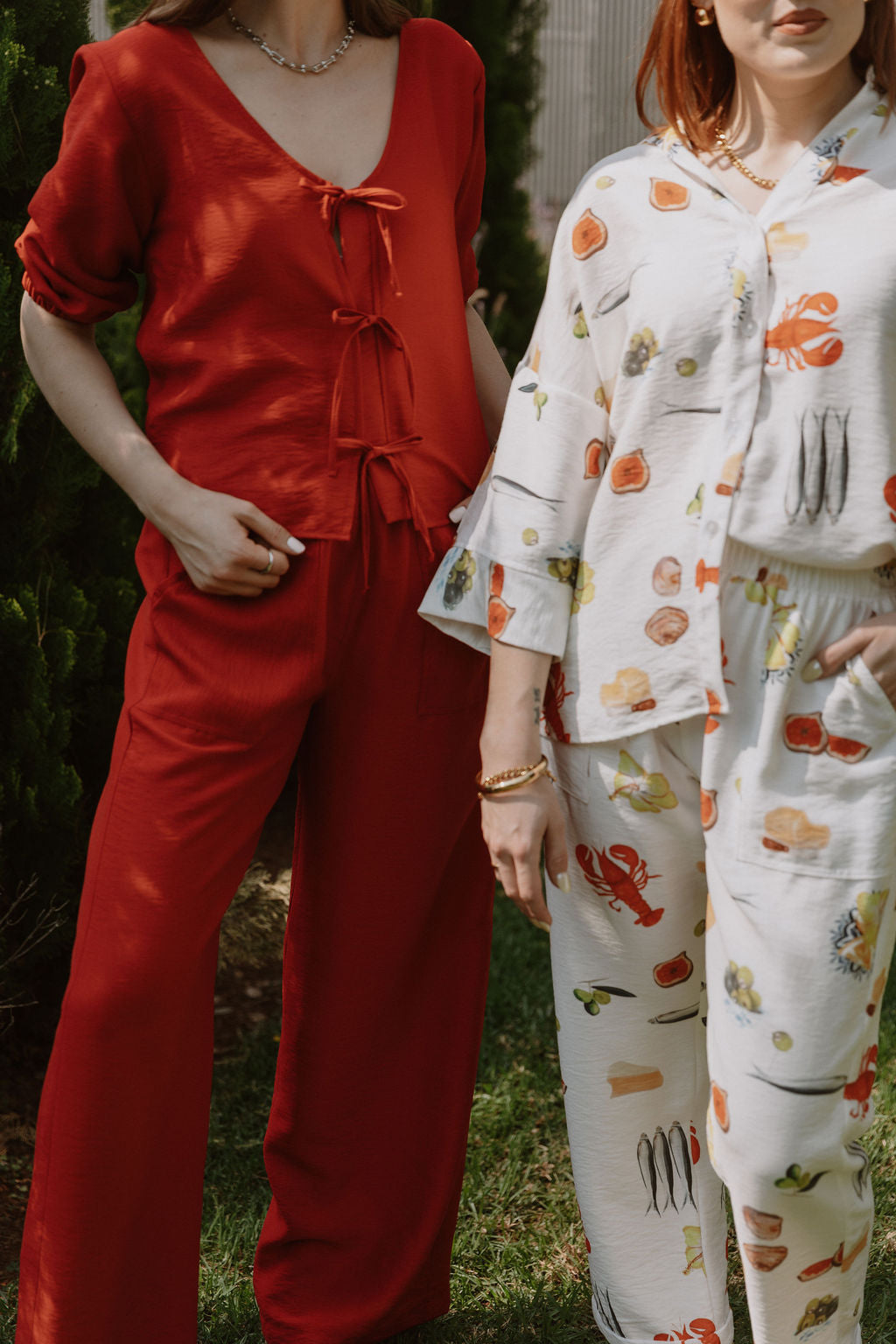 The Gigi Pants - Berry Red
