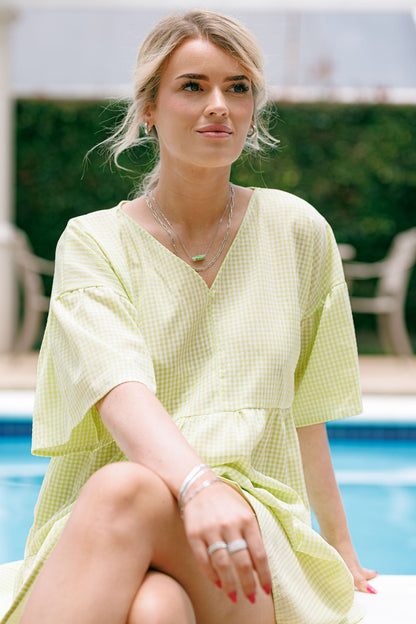 The Mia Dress - Lime