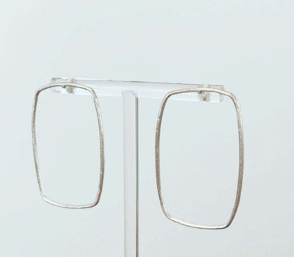 Rounded Rectangle Earring