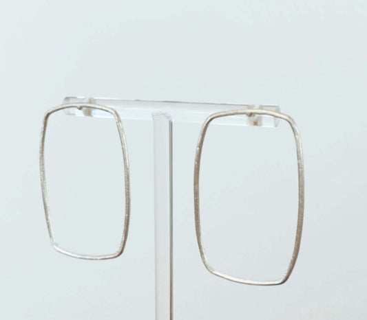 Rounded Rectangle Earring